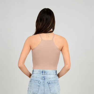 Hayden Bodysuit - Latte Blush