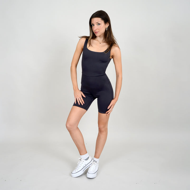 Tia U Neck Tank Romper