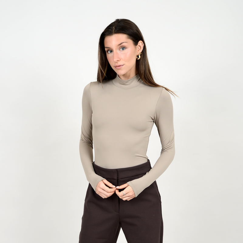 Mika Mock Neck Long - Nomad