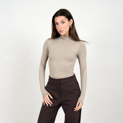 Mika Mock Neck Long - Nomad