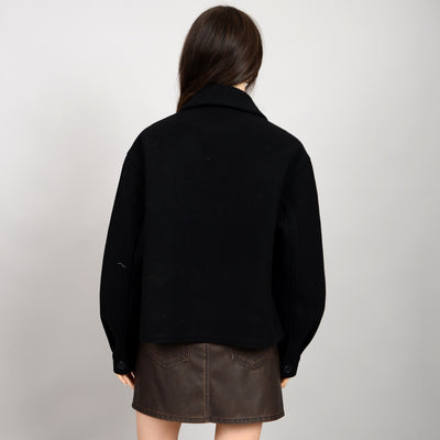 Kelcie Camel Jacket - Black