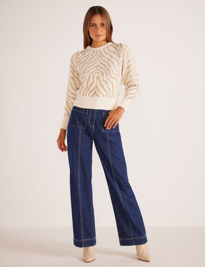 Cara Jumper - White Natural