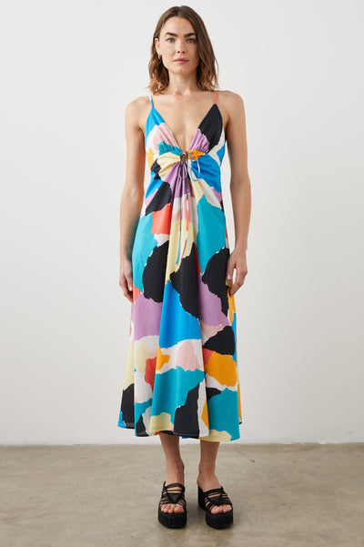 Sabina Dress Summer -  Colorblock