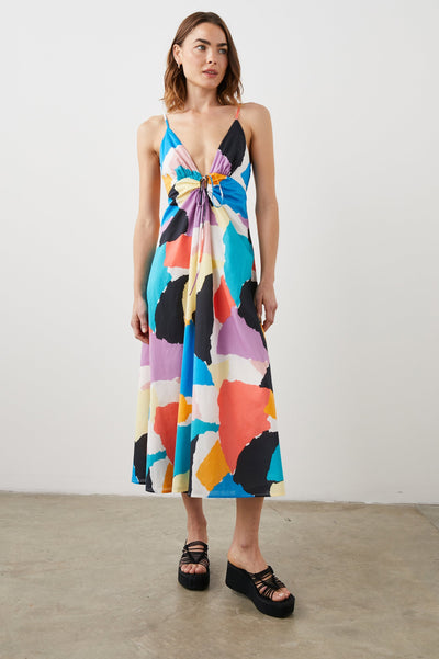 Sabina Dress Summer -  Colorblock