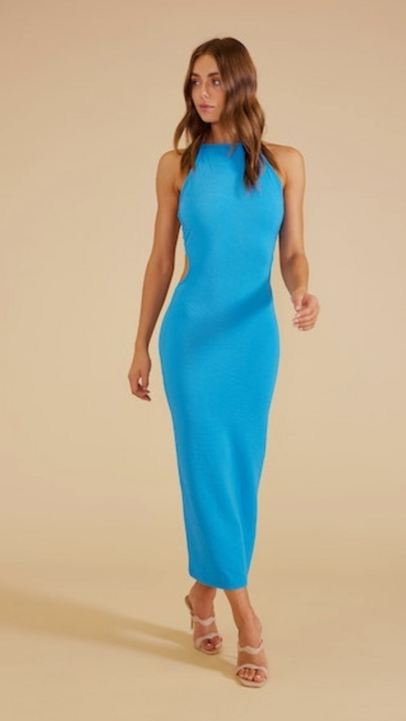 Mink Pink Aya Backless Midi Dress