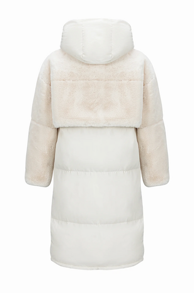 Puffer Coat - Cream