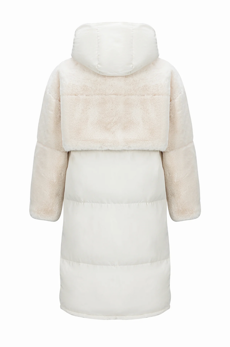 Puffer Coat - Cream