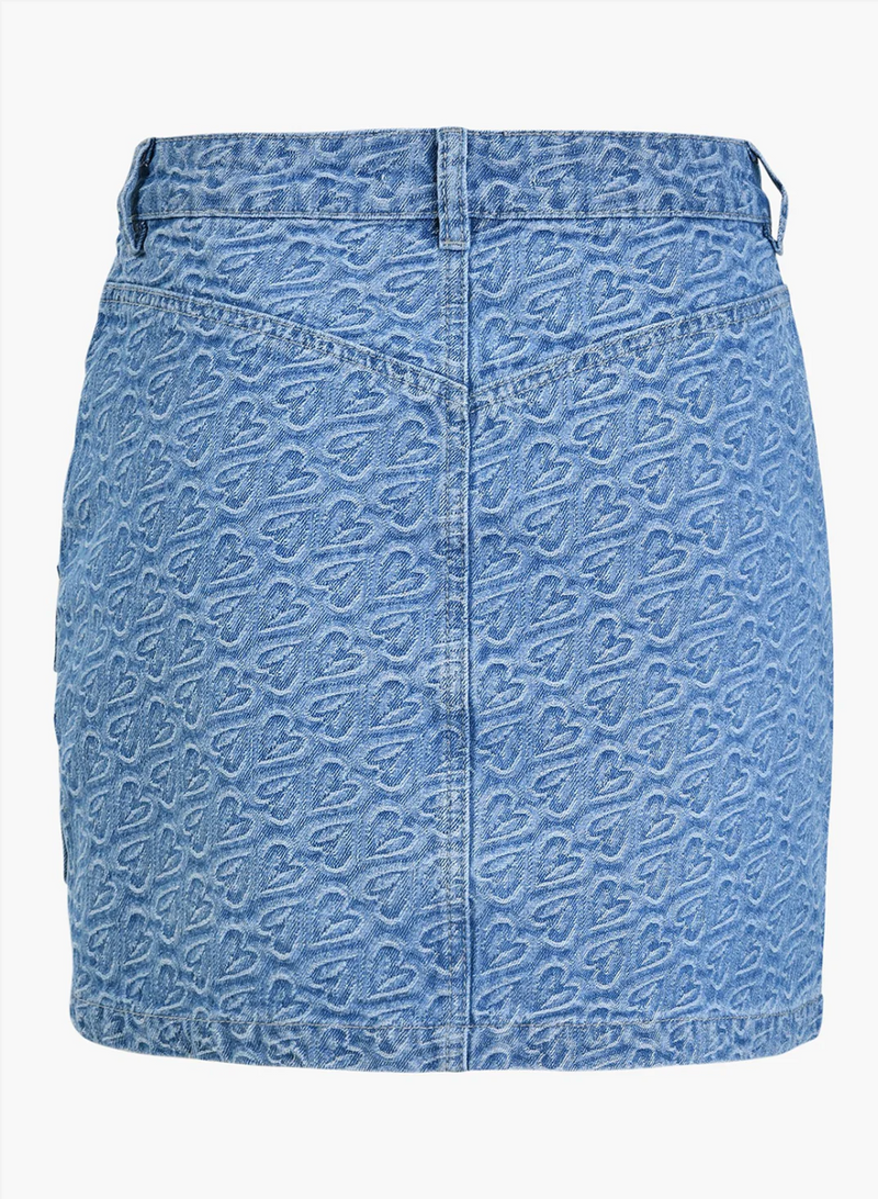 Denim Skirt - Light blue