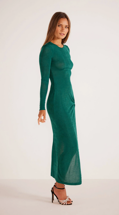 ALESSIA MIDI DRESS EMERALD - Emerald