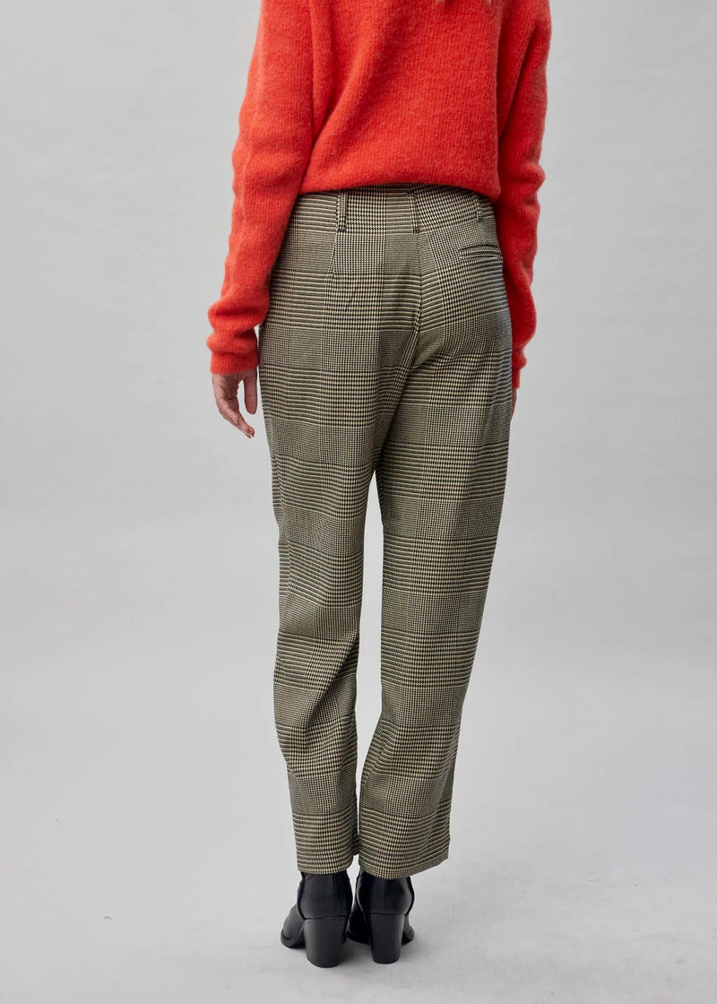 PRINCE OF WALES PATTERN PANTS IN SAND
