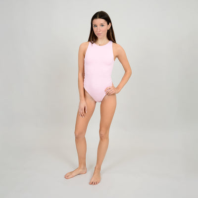 Roxanna Crewneck Bodysuit | Pink Gin
