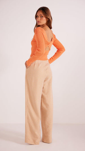 FRESCO TWIST BACK TOP CORAL