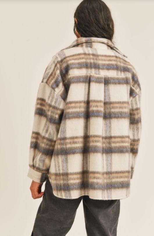 Sadie Sage Gabriel Plaid Shacket – My Fashion Trunk